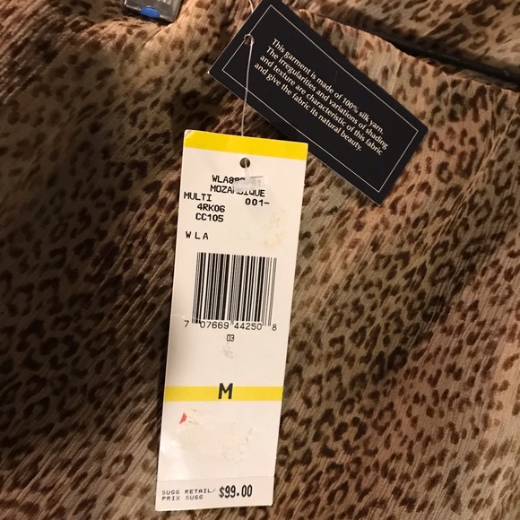 Jones New York Signature Animal Print Silk Skirt - Picture 5 of 5